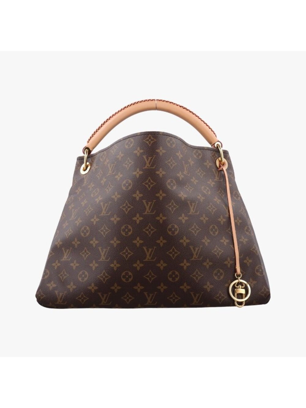 Louis Vuitton Artsy MM Monogram Brown Canvas Shoulder Bag